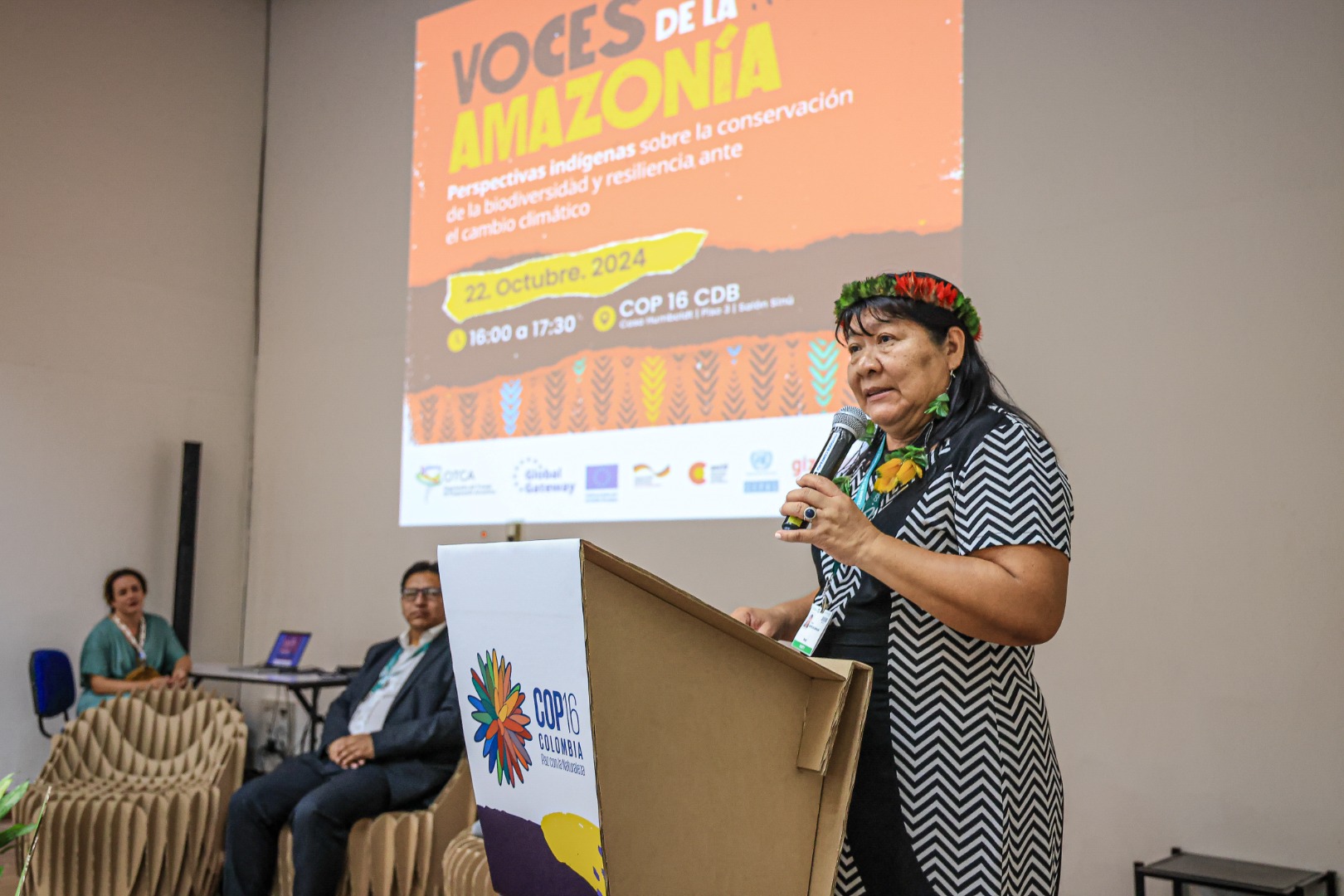 22.10.2024 - Painel Vozes da Amazônia - GIZ_Euroclima - COP 16 - Lohana Chaves_Funai (2).JPG