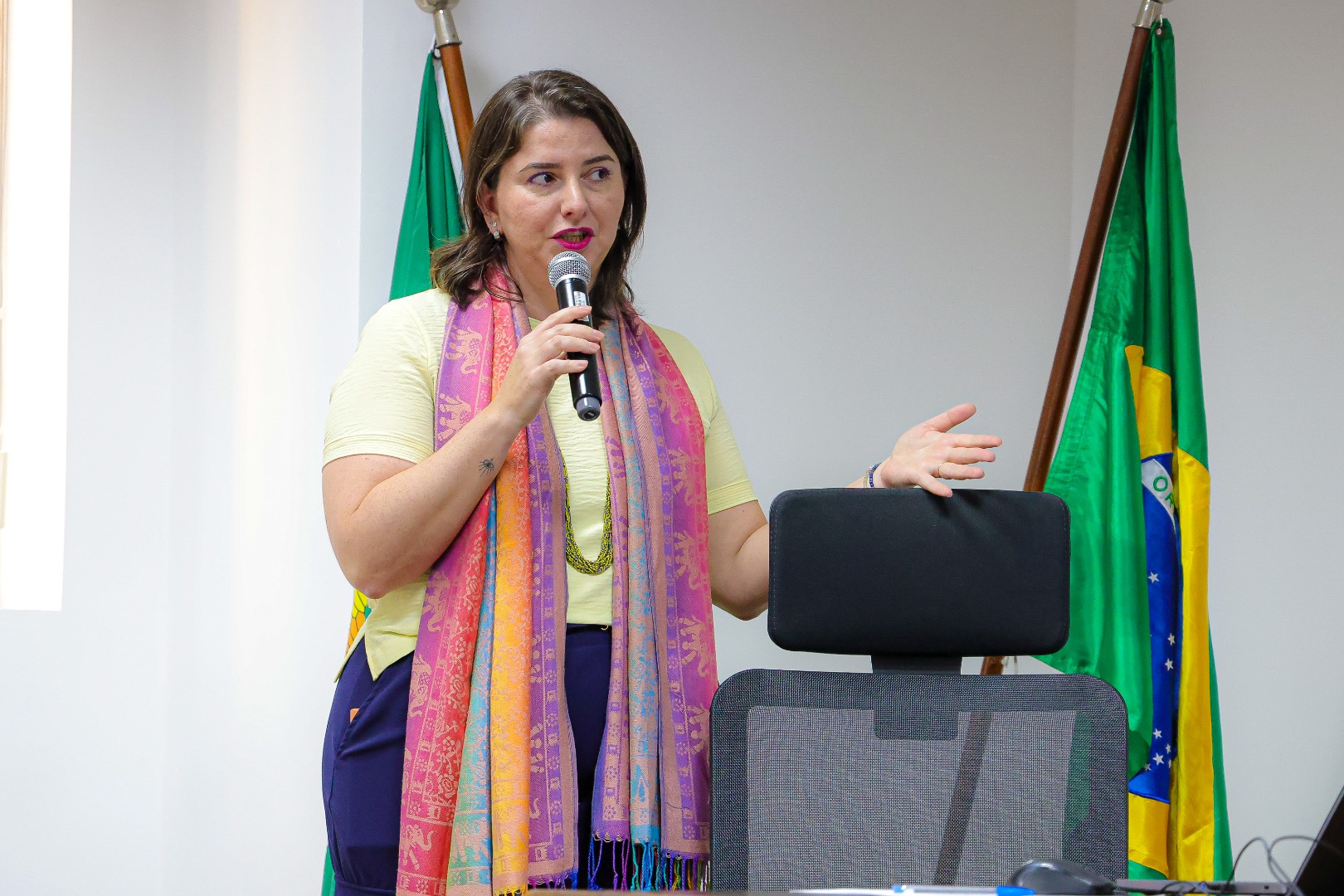 03.07.24 - Assinatura do Termo de Adesão do Dimensionamento da Força de Trabalho - DFT - com o MGI (23) - Foto Lohana Chaves.JPG