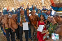 Funai participa da Assembleia dos Povos Indígenas da União do Território Waiamu, na TI Kaxuyana Tunayana, em Oriximiná (PA)