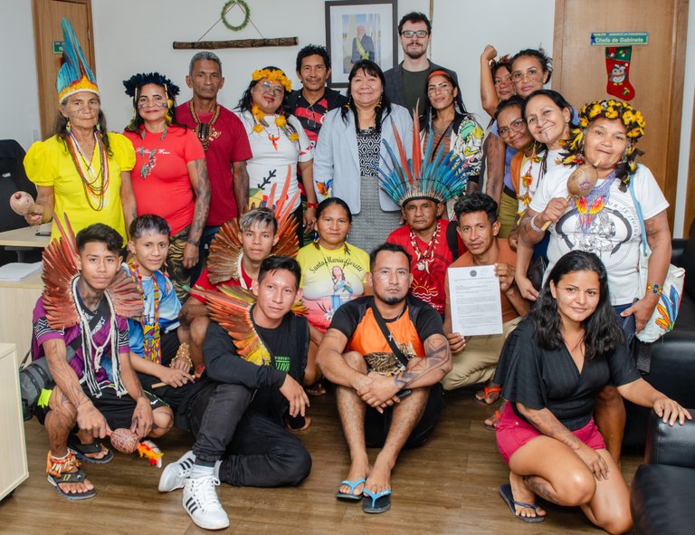 Presidenta da FUNAI Joenia Wapichana recebe etnias indigenas do Baixo Tapajós @ Mário Vilela_FUNAI (1).jpg