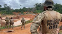 Com apoio da Funai, operação conjunta inutiliza minas subterrâneas e resgata trabalhadores em condições análogas à escravidão no Amazonas