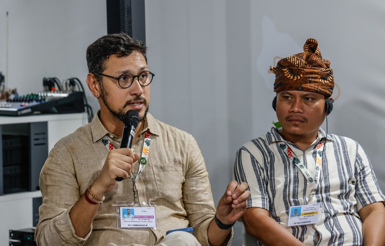 18.11.2025 - COP30 - Troca de conhecimentos sobre Demarcação de TI -Indonésia e Brasil  @ Mayra Wapichana_FUNAI   (2).jpg