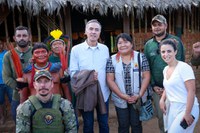 Funai acompanha visita de presidente do STF à Terra Indígena Yanomami, em Roraima