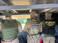 Funai, PF e Ibama combatem garimpo ilegal na Terra Indígena Vale do Javari, no Amazonas