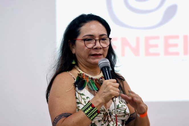 COP30 - Abertura do VIII Encontro Nacional de Educação Escolar @ Mayra Wapichana_FUNAI (36).JPG