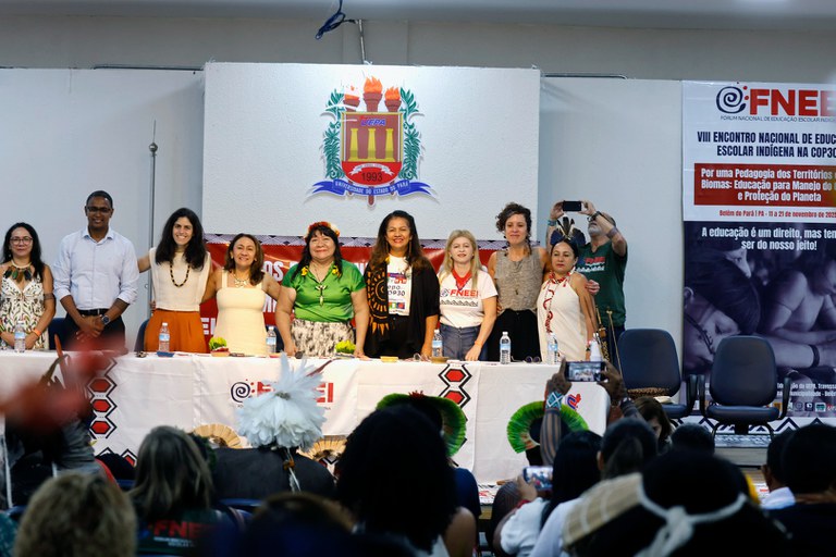 COP30 - Abertura do VIII Encontro Nacional de Educação Escolar @ Mayra Wapichana_FUNAI (7).JPG