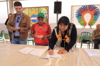 No Paraná, Funai assina Termo que permitirá novo modelo de gestão agrícola, ambiental e territorial na Terra Indígena Ivaí