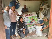 Segurança alimentar: Funai, Conab e MDA entregam sementes e manivas ao povo Tapuia do Carretão, em Goiás