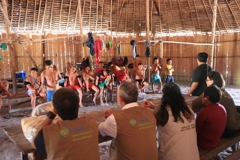 06.05.2025 - Entrega de cestas de alimentos na Terra Indígena Yanimami pela Funai e Conab - Foto Mayra Wapichana (3).JPG
