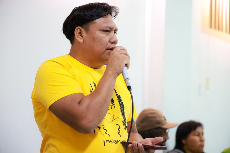 FOTO 6 - 21.08.24 - Diálogo com os povos Yanomami para avaliação da entrega das cestas de alimentos - Foto Lohana Chaves (15) xxxxxxx.JPG