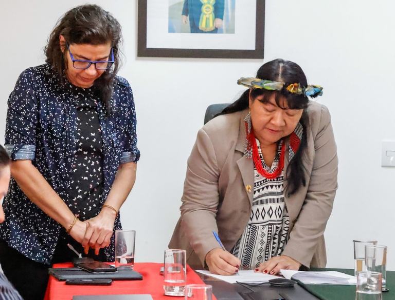 25.03.2026 - Cerimonia de Assinatura de RCID @ Mayra Wapichana_FUNAI-29.JPG