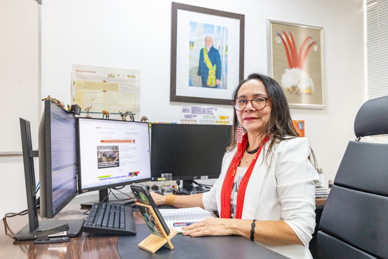 31.03.2026 - Presidenta da Funai Lucia Alberta Baré @ Mário Vilela_FUNAI (12).JPG