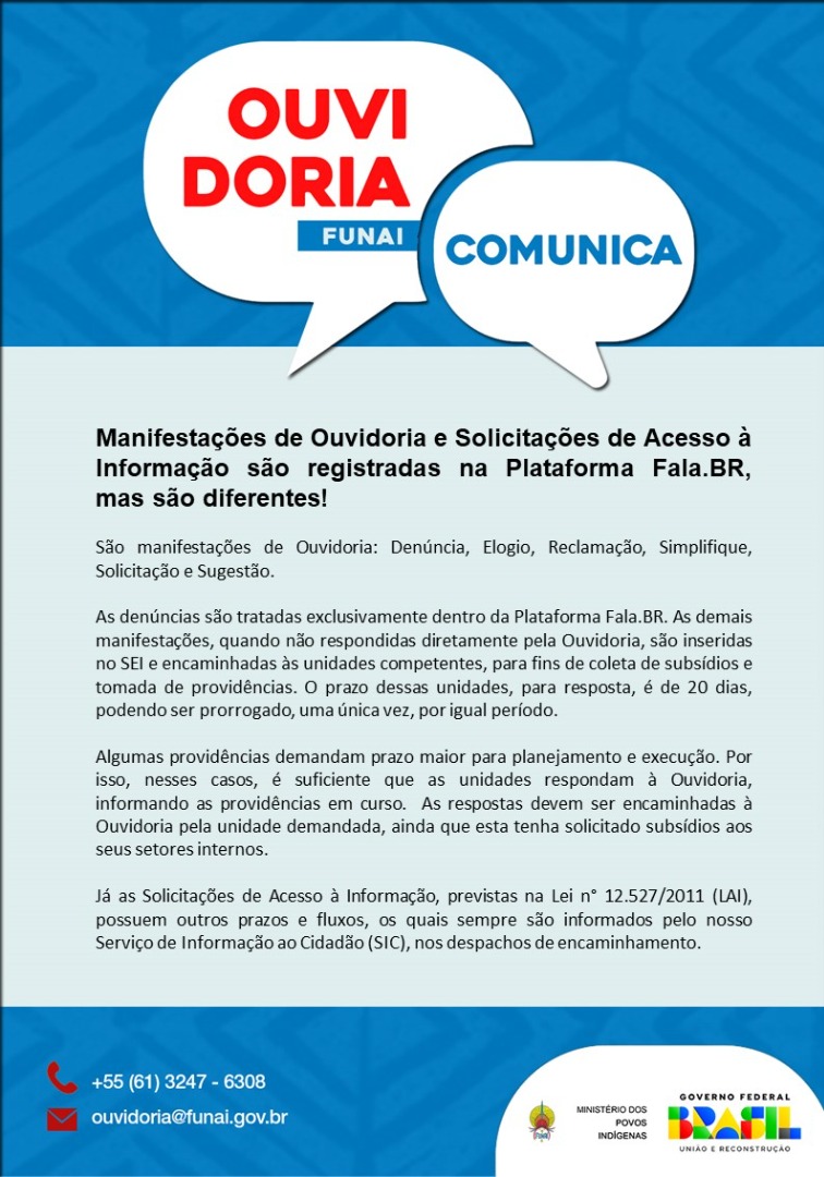 Ouvidoria Comunica - Diferenças SIC e SETO