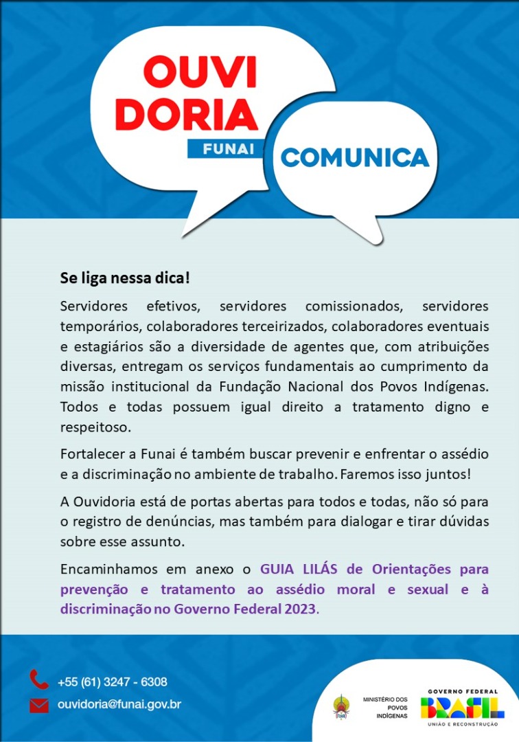 Ouvidoria Comunica - Guia Lilás.