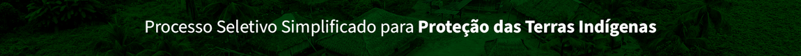 processo seletivo simplificado para proteção das terras indígenas