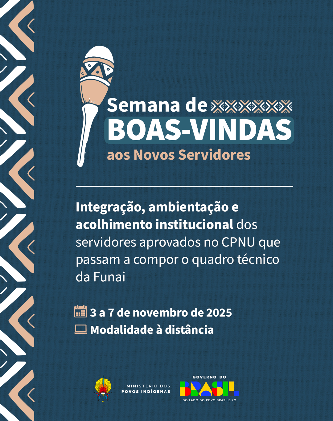 Banner com Identidade Visual da semana de boas-vindas