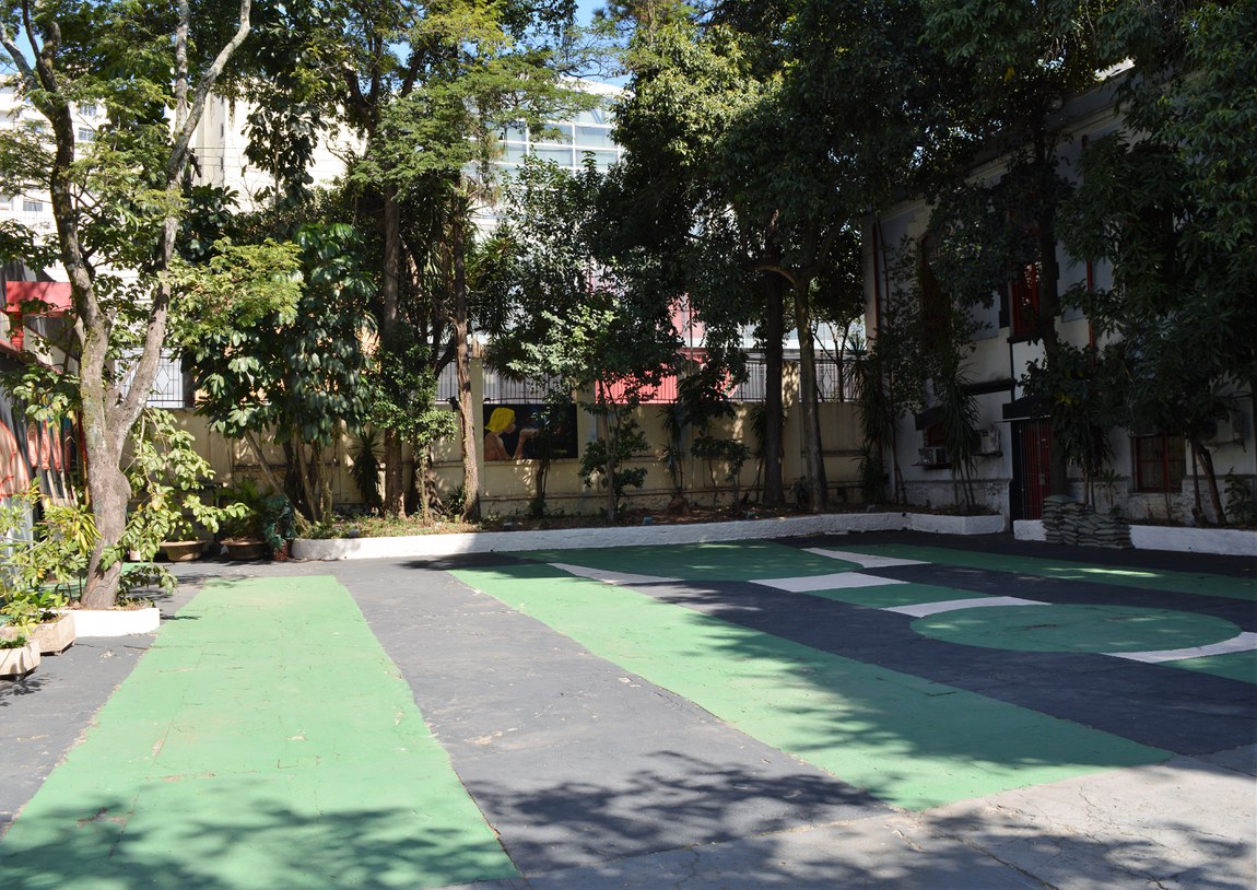 Pátio do Complexo Cultural Funarte SP