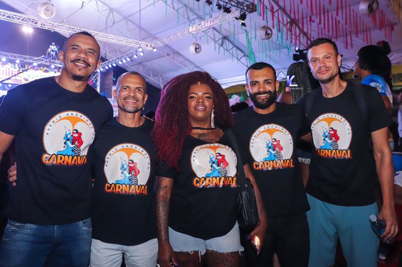 Cleber Silva, Leandro dos Santos, Kaio Marins, Vall Neves e Wagner Catão. Foto: Foto Valber Luís