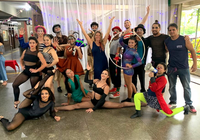 Alunos da Escola Nacional de Circo se apresentam no Campus Nilópolis do IFRJ