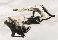 Aulas de capoeira no Complexo Cultural Funarte São Paulo