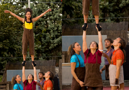 CIRCO_Coletivo Circo no Ato_Espetáculo Risas Rebeldes, contemplado no Ibercena_Foto divulgação_ montagem CCOM - Funarte_setembro 2023