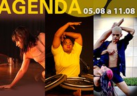 Comédia teatral, música e oficinas: a programação da semana está no ar!