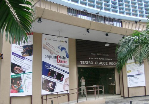 Teatro Glauce Rocha - fachada. Foto Luciana Avellar