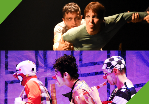 Acima, imagem de “Marília Gabriela não vai mais morrer sozinha” (Ingrid Anne/Divulgação); e “Gibi” (Gabi Saegesser/Divulgação)