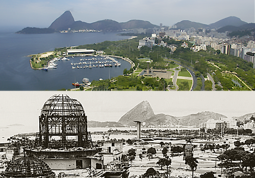 Fotografias e cartografias, antigas e atuais, fazem parte da mostra (Divulgação)