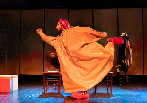 Circo-teatro_Mayron Engel em 'São as Águas de Março'_Projeto Circolando_Teatro de Arena E. K. - Funarte_SP. Foto: divulgação