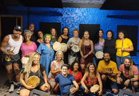 Orquestra Mineira de Pandeiro estreia com "Pele, Metais e Madeira" na Funarte MG