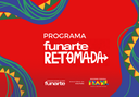 Banner_Programa Funarte Retomada 2023_Arte CCOM - Funarte
