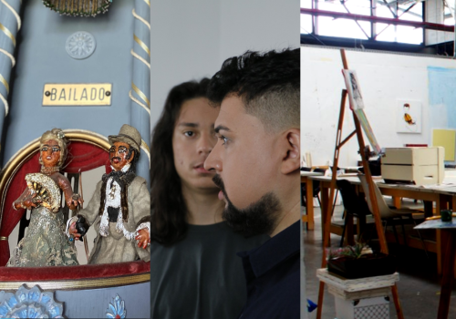 1. "Mini Teatro de Óperas" - Funarte MG - foto: Pedro Nacif ;  2. Exposição “Além dos corpos: entre rastros e existências" - Funarte SP - foto: divulgação. 3. espetáculo "Solidão" - Teatro Dulcina (RJ) - foto: Márcio Ferreira. Edição de imagens: CCOM Funarte.