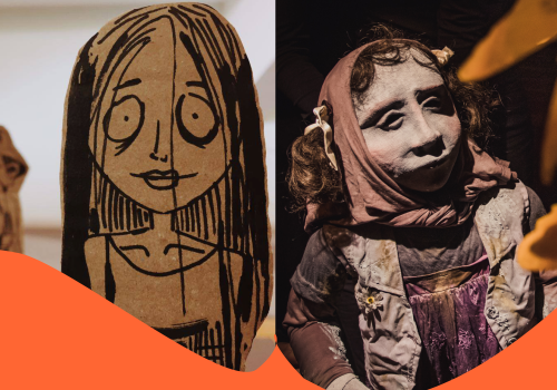 "Vestido Queimado" (Divulgação) e "2068" (Fabrício Simões / Divulgação)