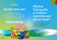 WASBE 2026 reúne bandas sinfônicas e conjuntos de sopro do mundo no Rio de Janeiro