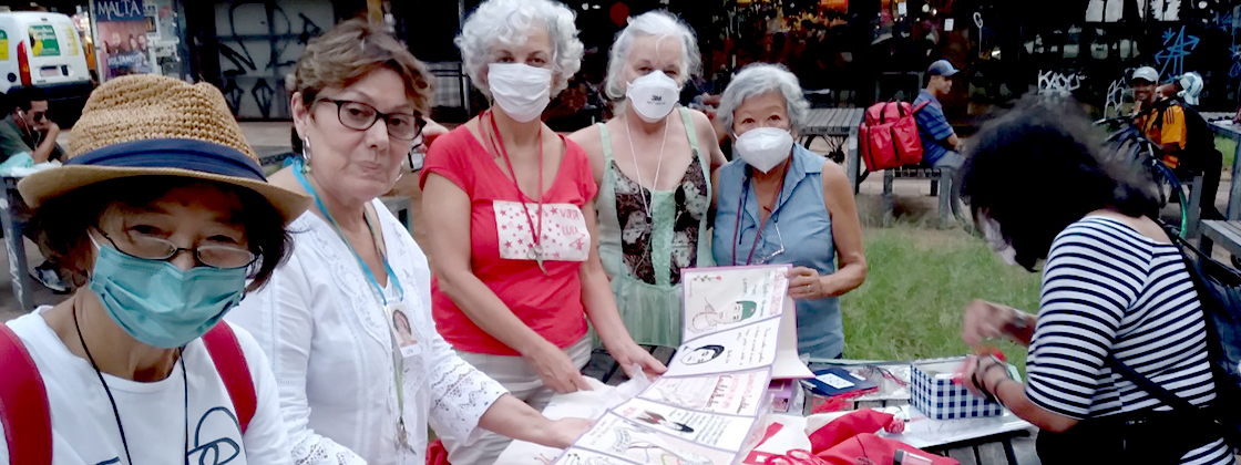 Coletivo realiza roda de bordado com reflexões sobre cidadania