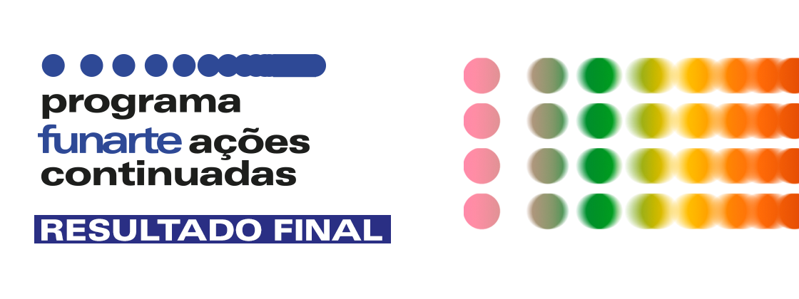 Funarte publica resultado final das chamadas do Programa de Apoio a Ações Continuadas