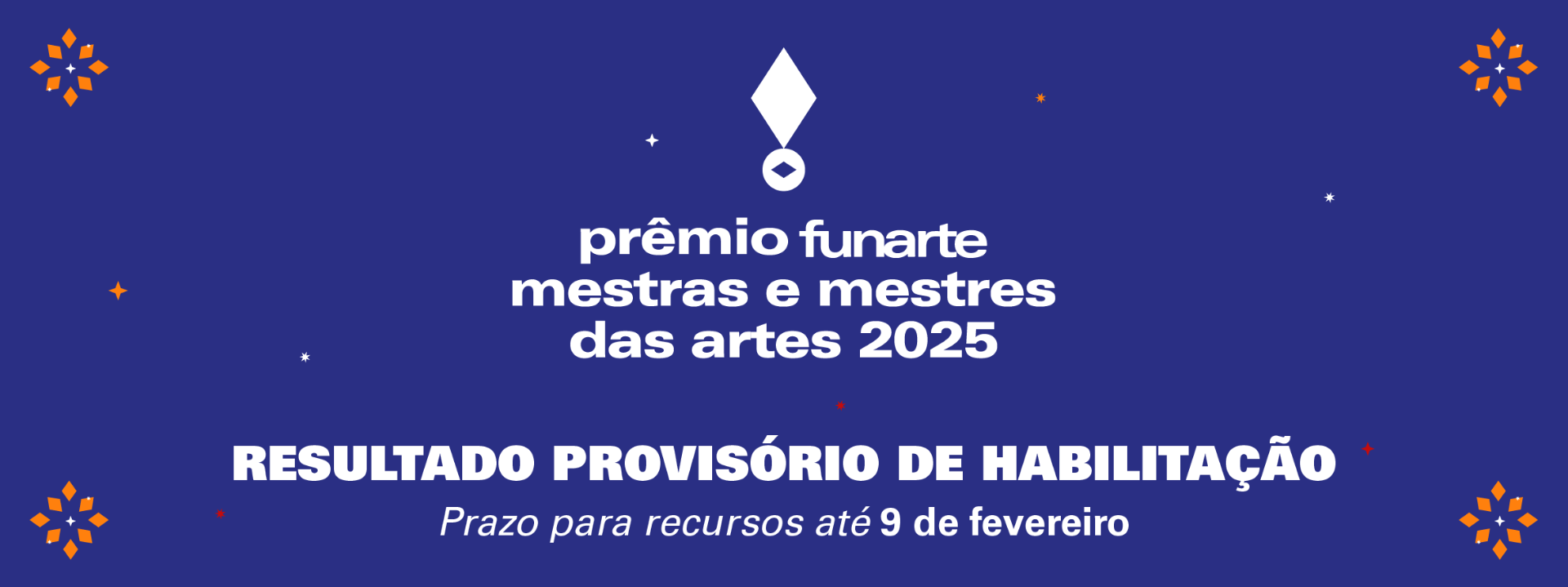 Funarte publica lista provisória de habilitação do Mestras e Mestres das Artes 2025