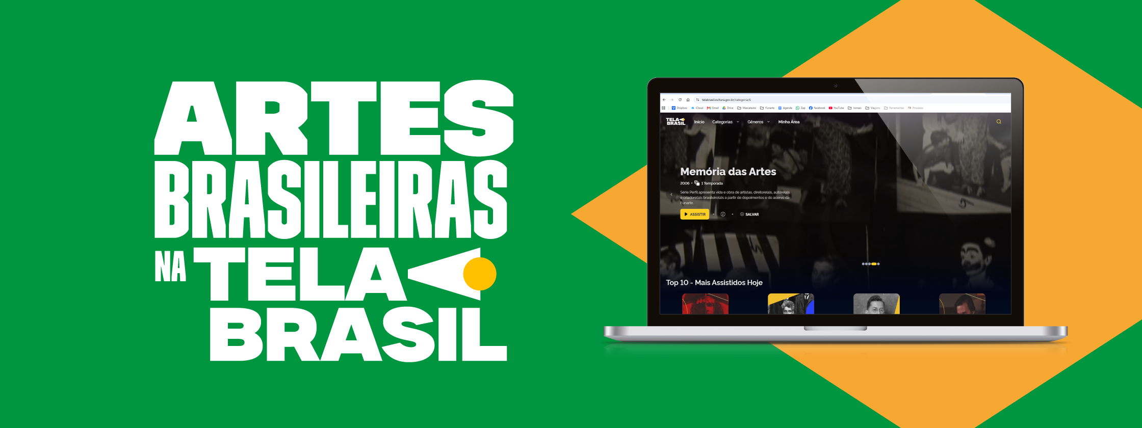 Primeira plataforma pública gratuita de streaming também reúne registros históricos sobre as artes brasileiras