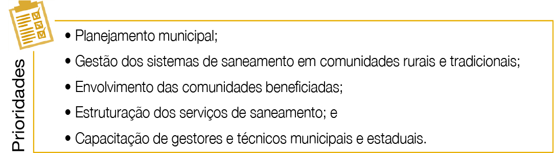 banner - Ações estabelecidas como prioridades para fomento no exercício de 2020.