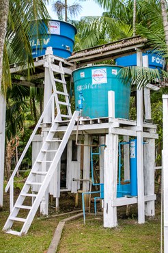 Tecnologia Salta-z implementada na Comunidade Ilha do Maracujá no estado do ParáFoto: Alberto Venturier