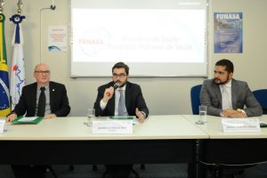 Mesa de abertura do Reunião de Alinhamento do Departamento de AdministraçãoFoto: Edmar Chaperman