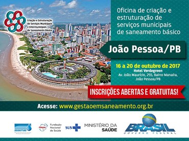 A oficina vai acontecer no Hotel Verdegreen, na avenida João Maurício, 255, Bairro Manaíra, João Pessoa (PB)