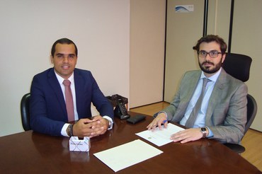 Presidente, Rodrigo Sergio Dias e superintendente em São Paulo Ricardo GomesFoto: Patrícia Gusmão