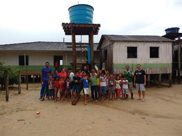 Comunidade ribeirinha beneficiada com a SALTA-zFoto: Suest/RR