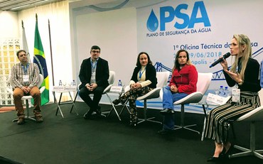 Solenidade de abertura da Primeira Oficina Técnica da Funasa em Segurança da Água em Florianópolis.Foto: Lucas Achaval