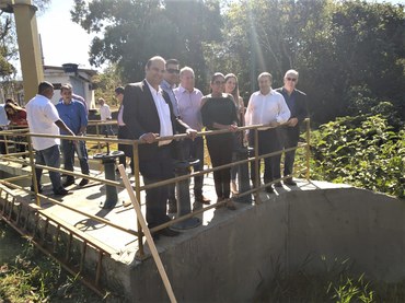 Comitiva da Funasa na visita a Chapada dos GuimarãesFoto: Ana Zompero