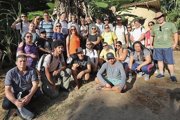 Todos os participantes puderam vivenciar as diversas realidades do territórioFoto: Eduardo Napoli/ Comunicação OTSS