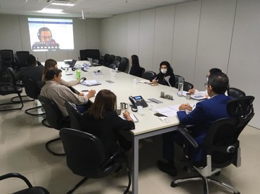 Presidente Márcio Cavalcante se reúne com servidores da Funasa e representantes de outros órgãos em apresentação do TCUFoto: Marcos Almeida