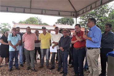 Inauguração de melhorias para ligações domiciliares, captação, estação de tratamento, reservatório e rede de distribuição de águaFoto: Suest/MT